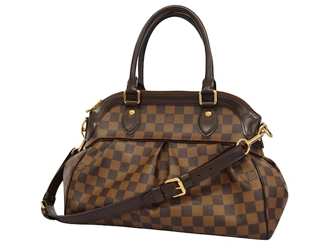 Louis Vuitton Trevi Brown Cloth  ref.1334583