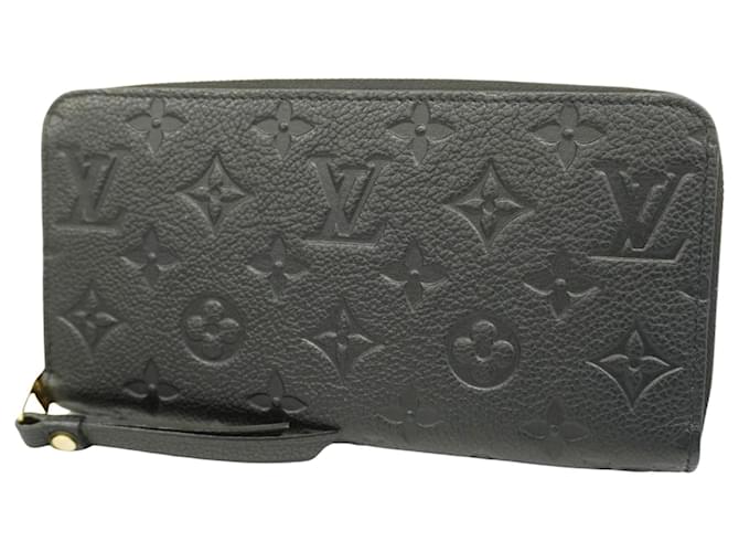 Louis Vuitton Portefeuille zippy Black Leather  ref.1334636