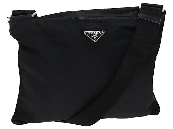 PRADA Shoulder Bag Nylon Black Auth yk11448  ref.1334712