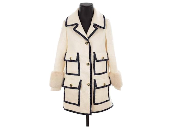 Gucci Wool coat White  ref.1334717
