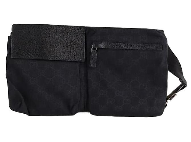Gucci Black fanny pack Cloth  ref.1334806