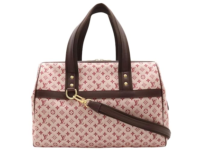 Louis Vuitton Joséphine Pink Leinwand  ref.1334823