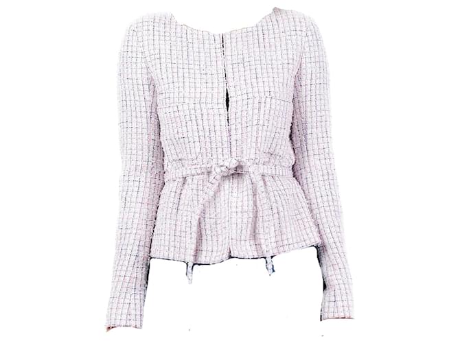 Chanel Veste en tweed à boutons et ceinture 8K$ CC.  ref.1334841