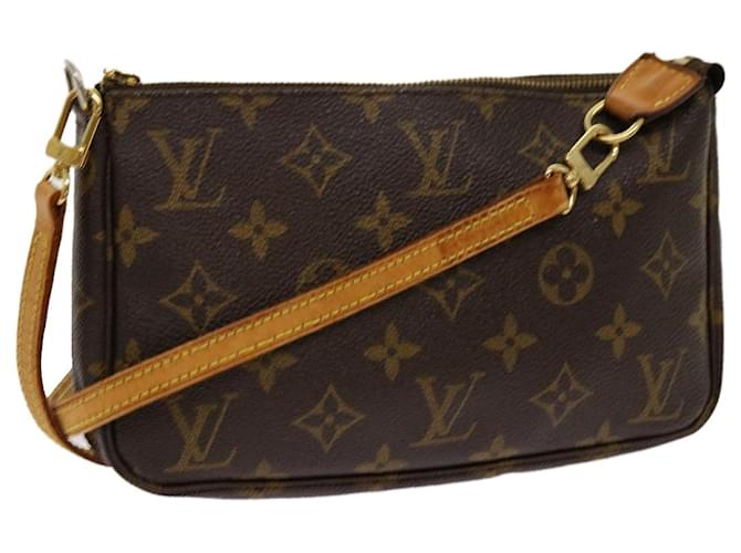 Louis Vuitton Pochette Accessoire Brown Cloth  ref.1334960