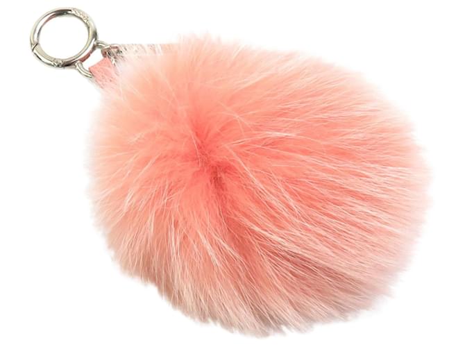Fendi Pompon charm Pink Fur  ref.1334977