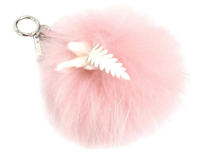 Fendi Pompon charm Pink Fur  ref.1334988