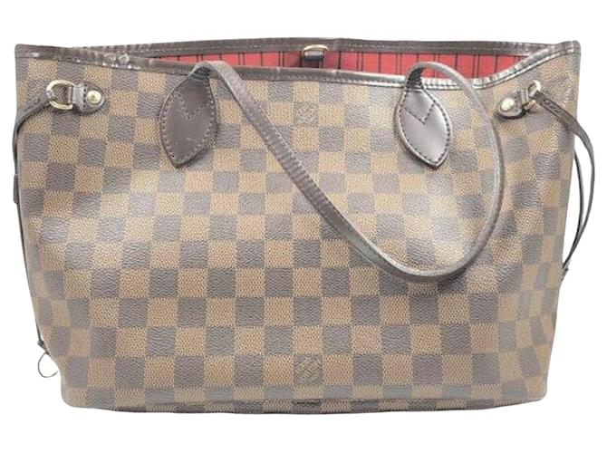 Louis Vuitton Neverfull PM Brown Leather  ref.1335090