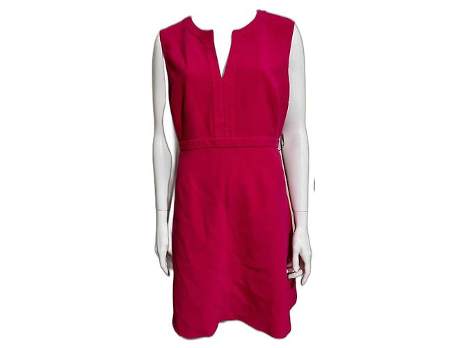 Diane Von Furstenberg DvF Fleur Jersey-Kleid in Fuchsia Fuschia