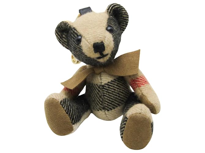 Burberry Thomas Bear Charm Beige Cashmere  ref.1335145