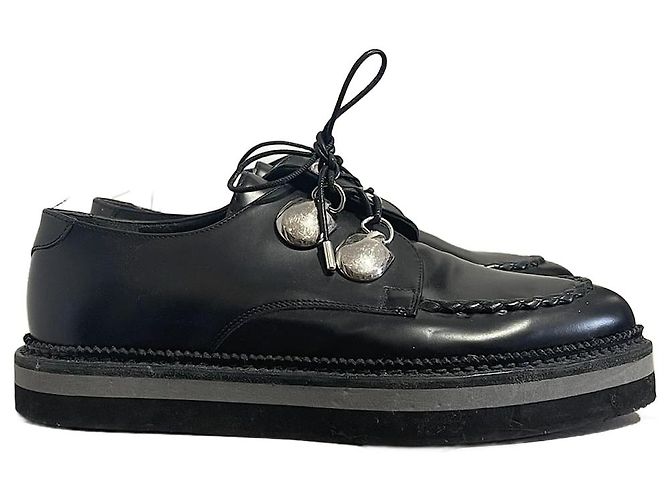 ALEXANDER MCQUEEN Mules e zoccoli T.EU 36.5 Pelle Nero