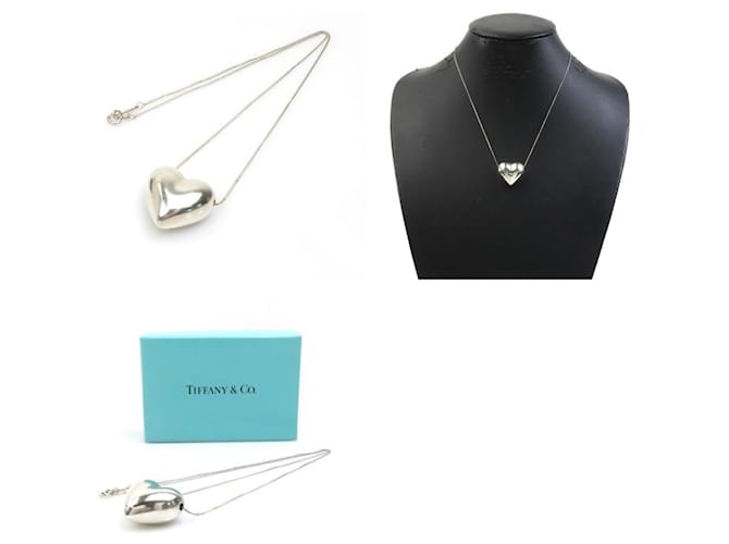 Tiffany & Co Heart Silvery Silver  ref.1335360