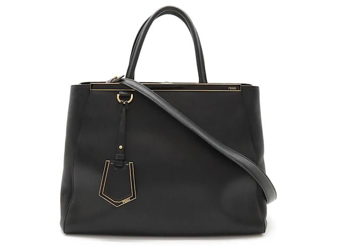 Fendi 2jours Nero Pelle  ref.1335403