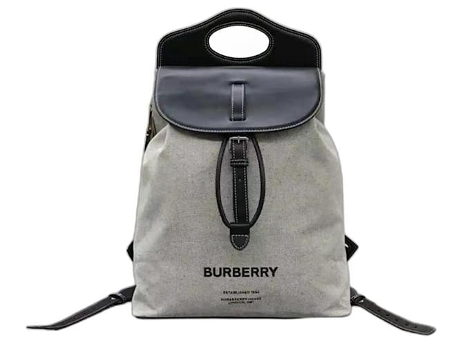 Borsa Burberry Grigio Corda  ref.1335433