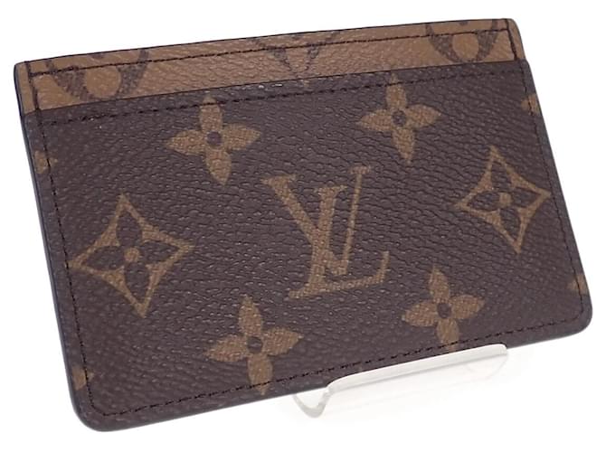 Porta carte Louis Vuitton Porte Cartes semplice in tela M61733 In ottime condizioni  ref.1335491