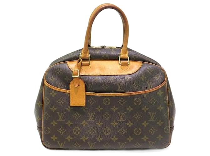 Louis Vuitton Deauville em bom estado Marrom Lona  ref.1335543