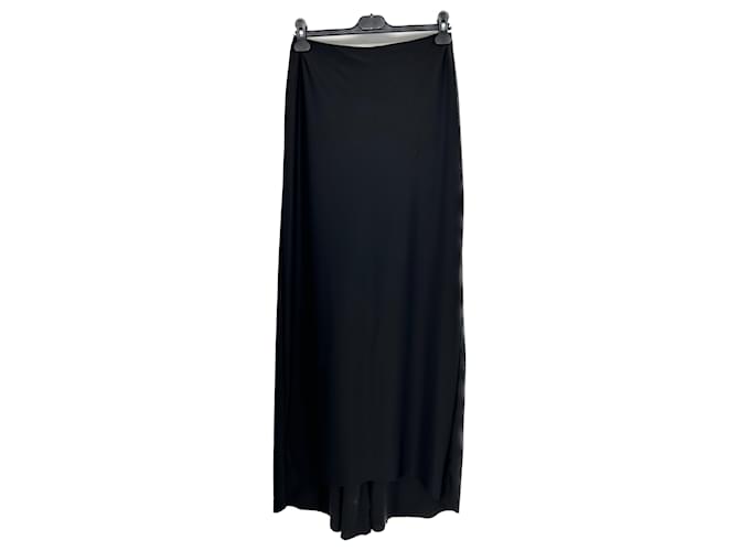 Autre Marque NON SIGNE / UNSIGNED  Skirts T.International S Polyester Black  ref.1335576