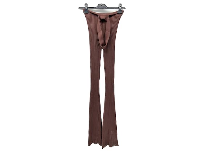 Autre Marque ANDREADAMO  Trousers T.International S Polyester Brown  ref.1335603