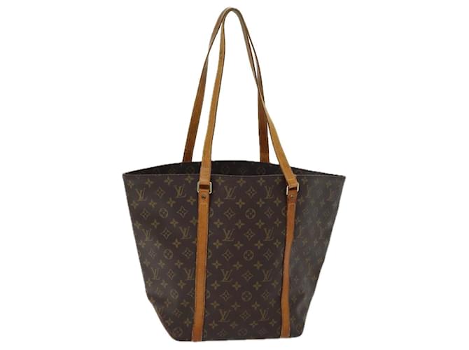 LOUIS VUITTON Monogram Sac Einkaufstasche M51108 LV Auth 70375 Monogramm Leinwand  ref.1335820