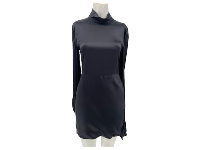 ACNE STUDIOS Vestidos T.fr 36 Viscosa Negro  ref.1336007