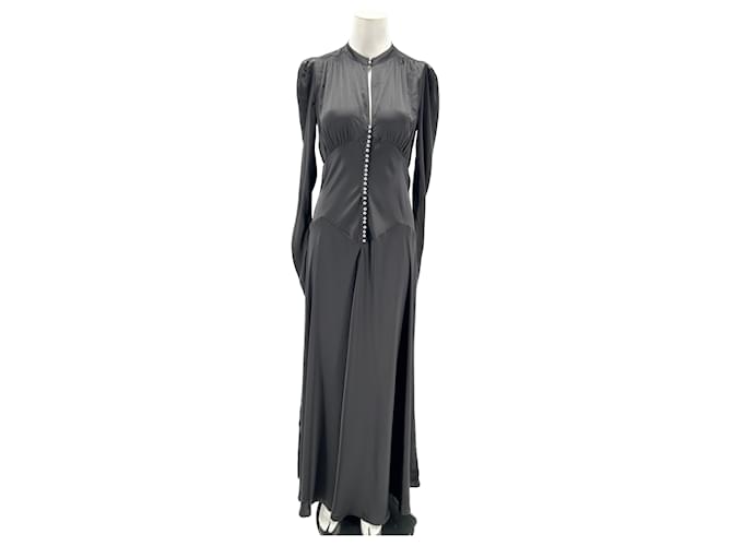PACO RABANNE  Dresses T.fr 40 polyester Black  ref.1336011