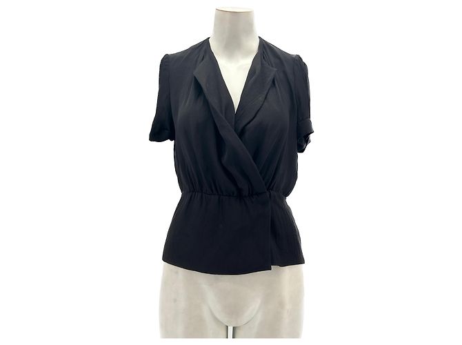 Isabel Marant Etoile top T.FR 38 Sintetico Nero