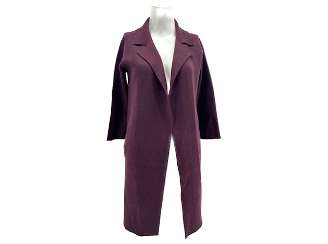 LEETHA Vestes T.International XS Cachemire Bordeaux  ref.1336036