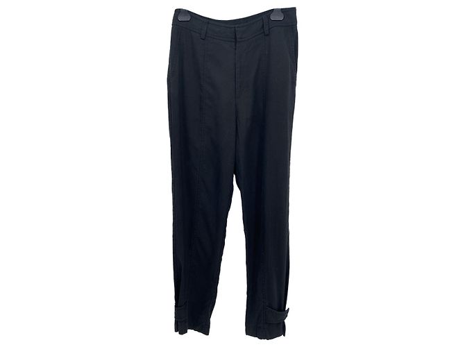 Pantaloni Samsoe & Samsoe T.International S Lana Nero