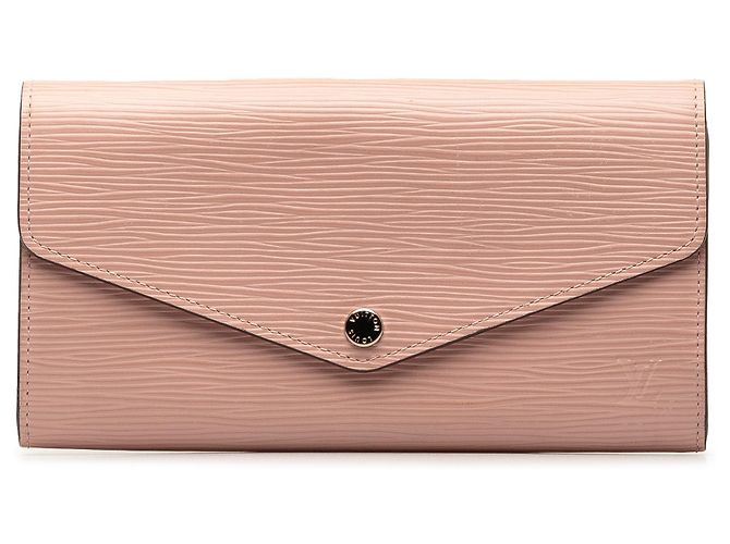Cartera larga rosa Epi Sarah de Louis Vuitton