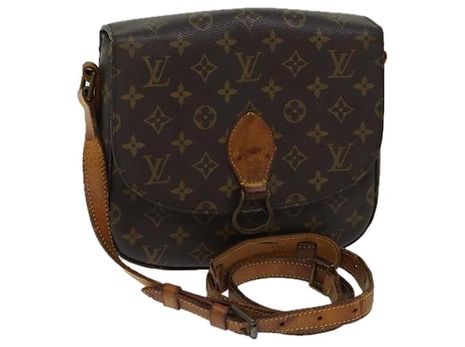 LOUIS VUITTON Monogram Saint Cloud GM bolsa de ombro M51242 LV Auth am6025 Monograma Lona  ref.1336263