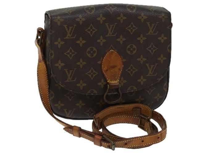 Saint-Cloud LOUIS VUITTON Monogram Saint Cloud GM bolsa de ombro M51242 LV Auth am6025 Monograma