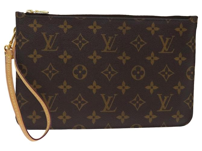 LOUIS VUITTON Monogram Neverfull MM Pouch Accessoire Pouch LV Auth 70307 Toile Monogramme  ref.1336269