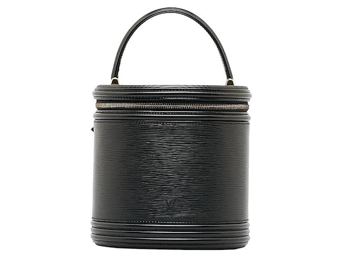 Bolso de mano de cuero Louis Vuitton Cannes M48032 en condiciones justas Negro  ref.1336403