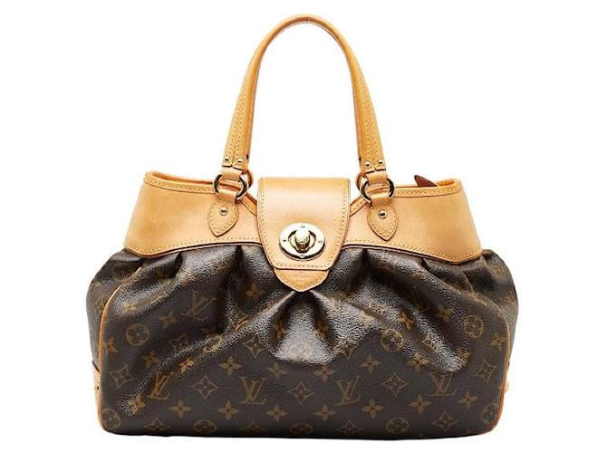 Louis Vuitton Monogram Boetie PM Tote Bag M45715 aus braunem PVC-Leder in sehr gutem Zustand Kunststoff  ref.1336414