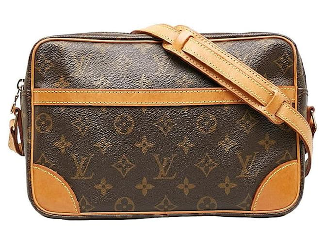 Louis Vuitton Trocadéro 27 Bolsa Crossbody em Lona M51274 em boa condição  ref.1336445