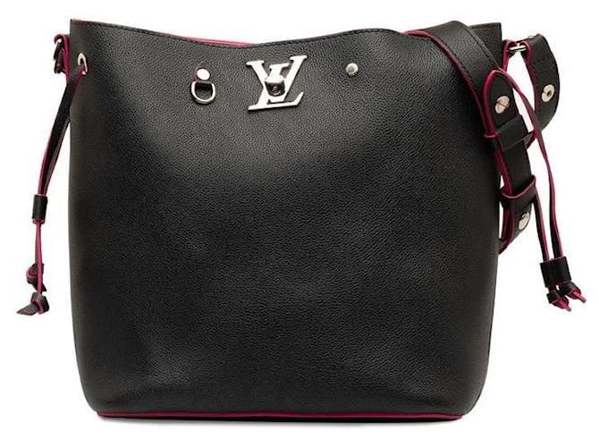 Louis Vuitton Lockme Bucket Leather Shoulder Bag M54677 in good condition  ref.1336446