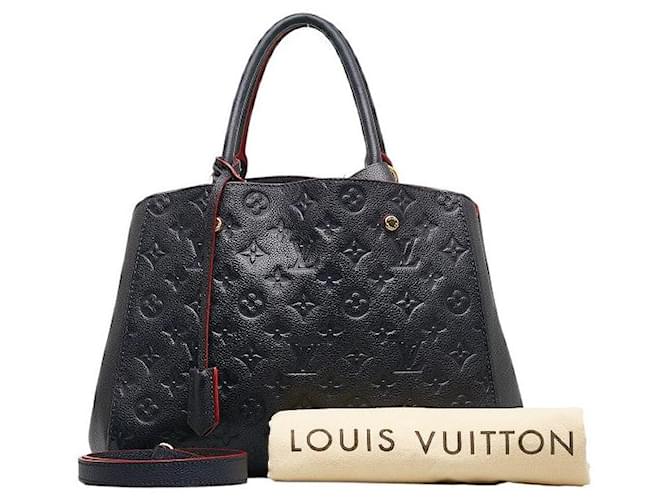 Bolsa de couro Louis Vuitton Montaigne MM M42746 em boa condição  ref.1336450