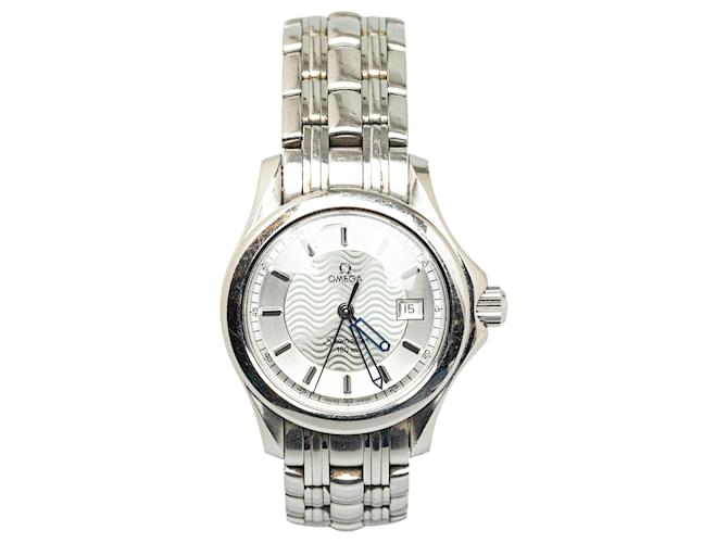 Relógio Seamaster em aço inoxidável com quartzo prateado OMEGA Prata Metal  ref.1336603