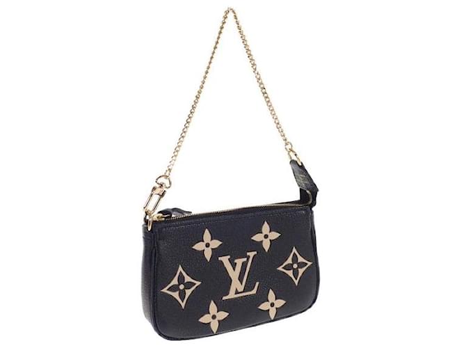 Louis Vuitton Mini Pochette Accessoires Bolsa de vaidade de couro M80732 Em uma boa condição  ref.1336698