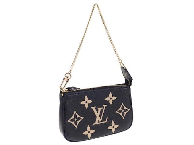 Louis Vuitton Mini Pochette Accessoires Leather Vanity Bag M80732 In excellent condition Cuir  ref.1336698