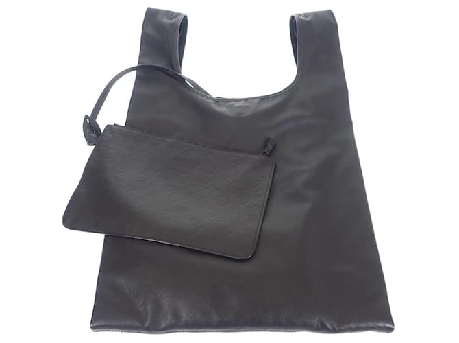 Louis Vuitton Monogram Shadow Tote Bag Sacola de couro M43679 em boa condição  ref.1336721