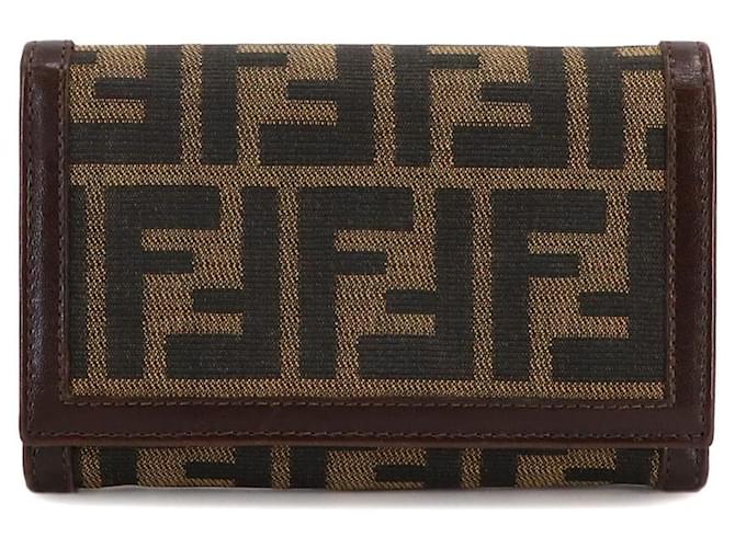 Fendi Zucca Marrone Tela  ref.1336880