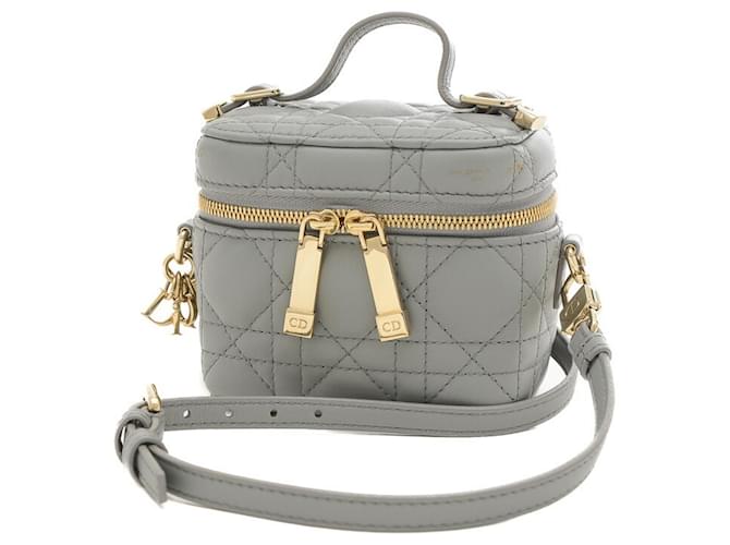 Dior - Prata Couro  ref.1336894