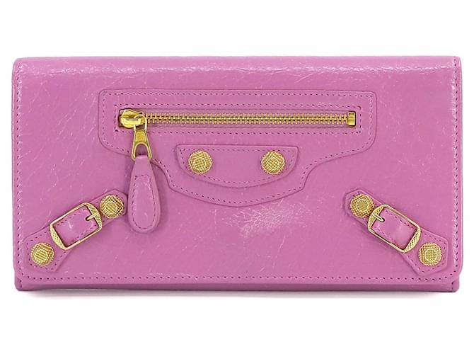 Gigante Balenciaga Rosa Couro  ref.1336913