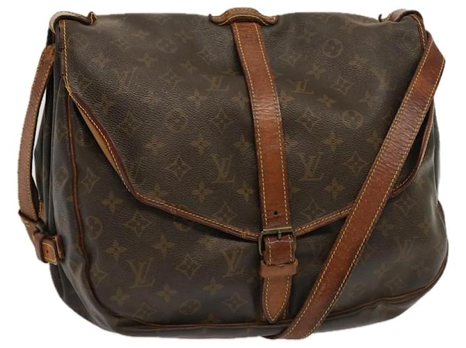 Louis Vuitton Monogram Saumur 35 Shoulder Bag M42254 LV Auth bs13341 Cloth  ref.1337085