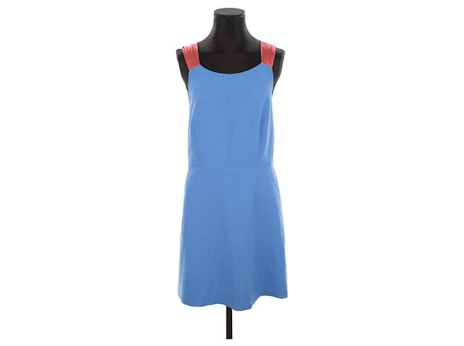 Tara Jarmon vestido azul Poliéster  ref.1337109