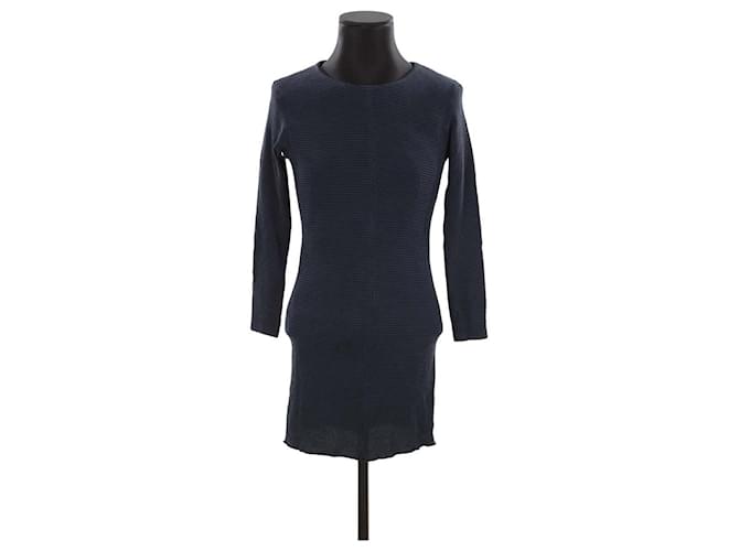 Saint Laurent Kleid Blau Polyester  ref.1337122