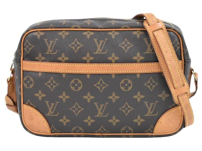 Louis Vuitton Trocadéro Castaño Lienzo  ref.1337151