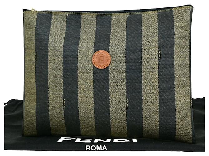 Fendi Pequin Khaki Cloth  ref.1337188