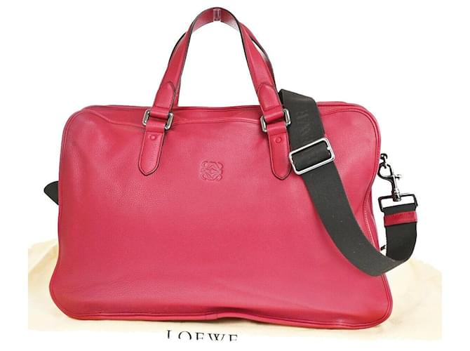 Loewe Anagram Red Leather  ref.1337316