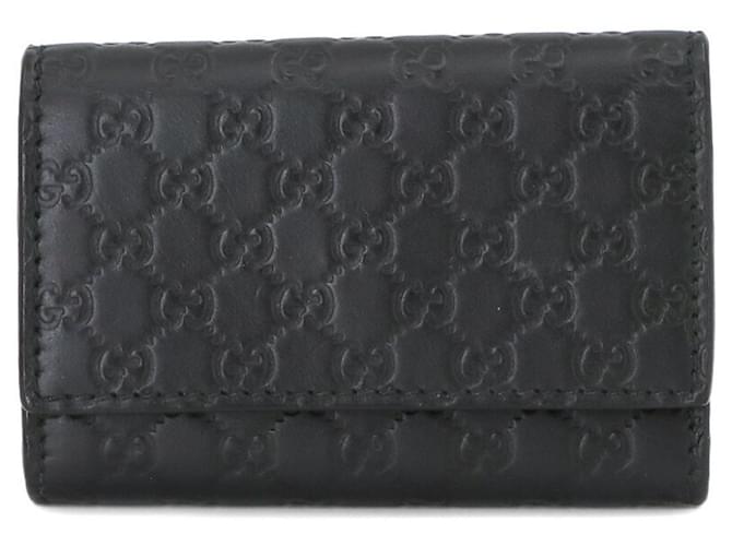 Gucci Micro Guccissima Preto Lona  ref.1337332